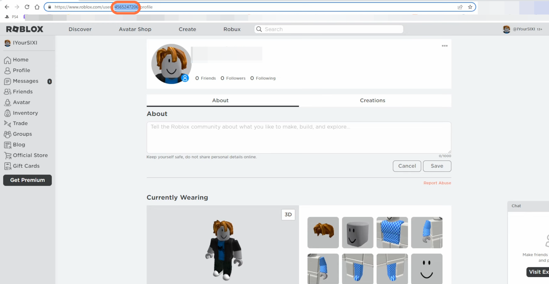 How To Find Your USER ID On Roblox Computer