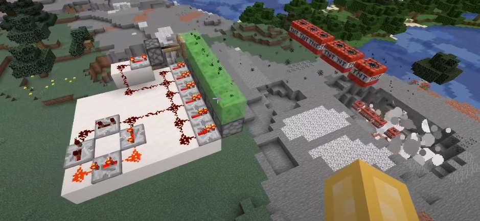 How To Make Automatic TNT Miner