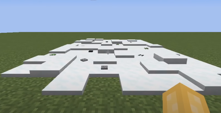 How To Use Snow To Hide Blocks