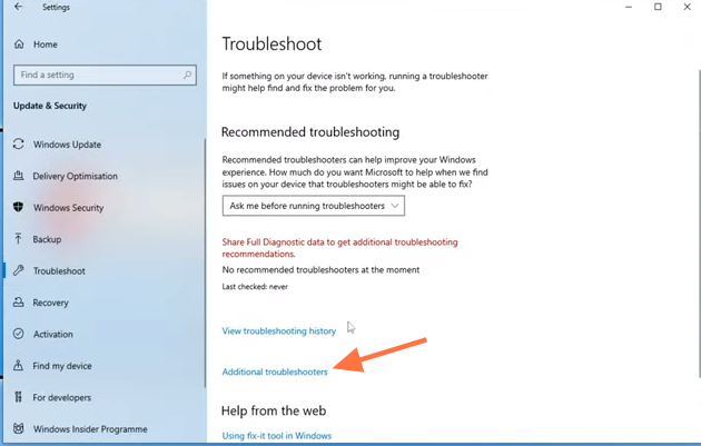Try Troubleshooting