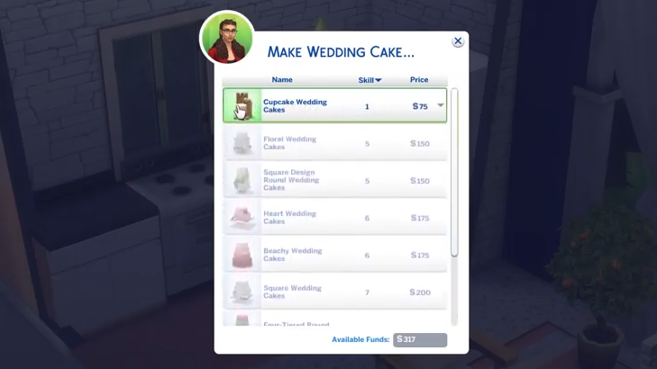 You can unlock all the cake recipes if your Sim is good. 