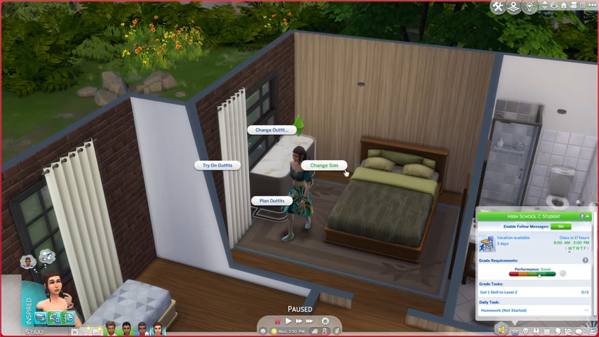 You will need a wardrobe or you can use cheat code to get access to create a sim. 