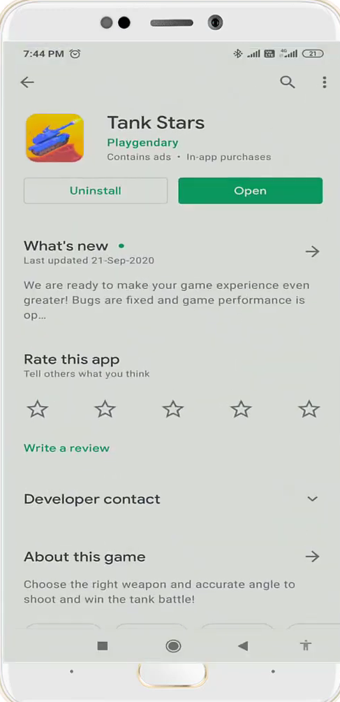 After that, open the Google Play Store & update the app if required.