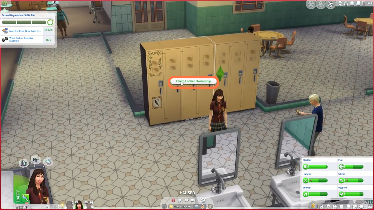 You can choose a locker room of your choice. Click on the locker room and tap on "claim locker ownership". 