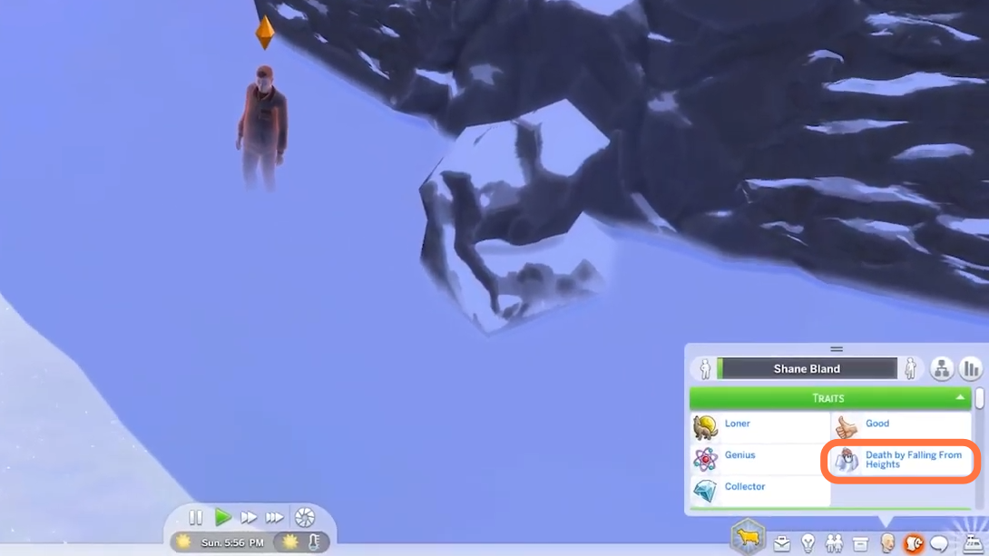 If any of your sims died by falling from heights, you can get them back from Ghost to human. You have to press CTRL+Shift+C altogether and hit enter on your keyboard to open the cheat box. 