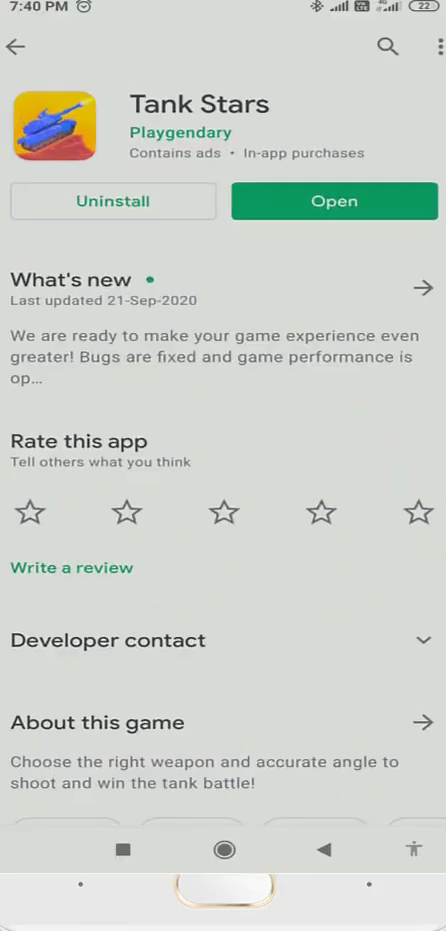 After that, open the Google Play Store & update it if required. 