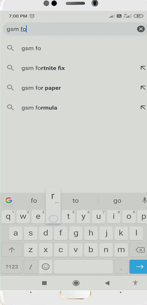 You have to search "GSM For Fortnite". 