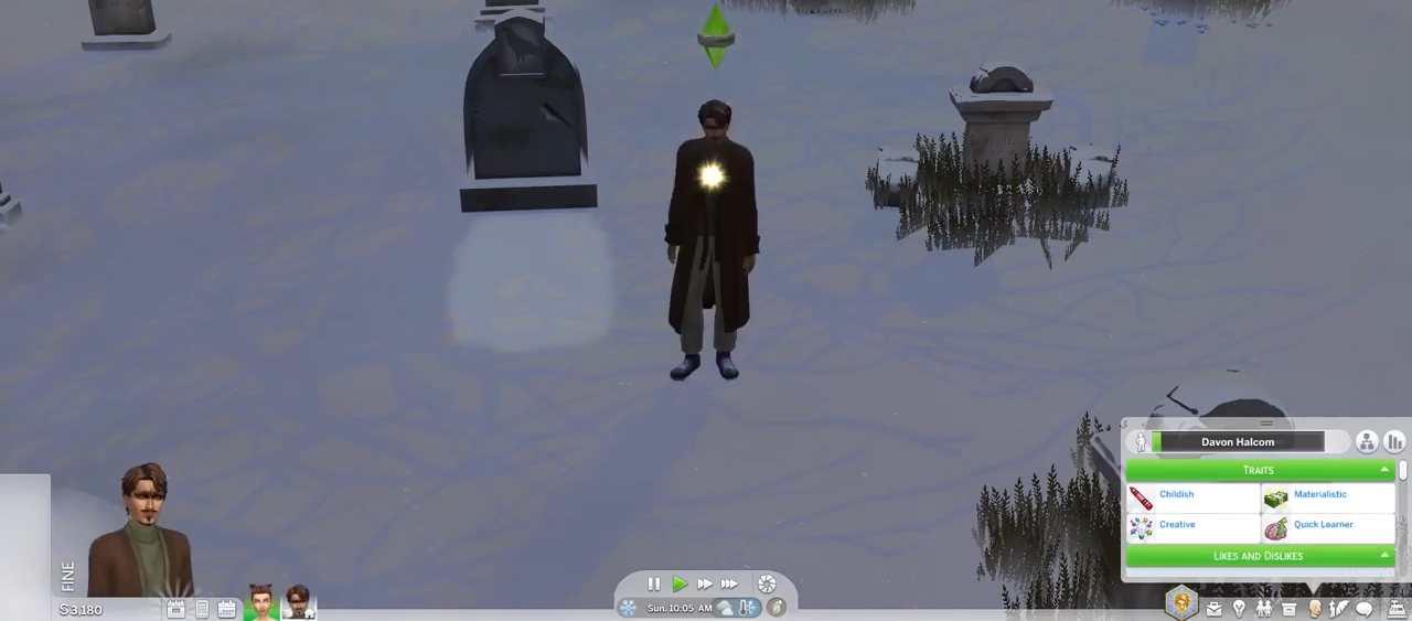 You will see your vampire sim gets back to life.