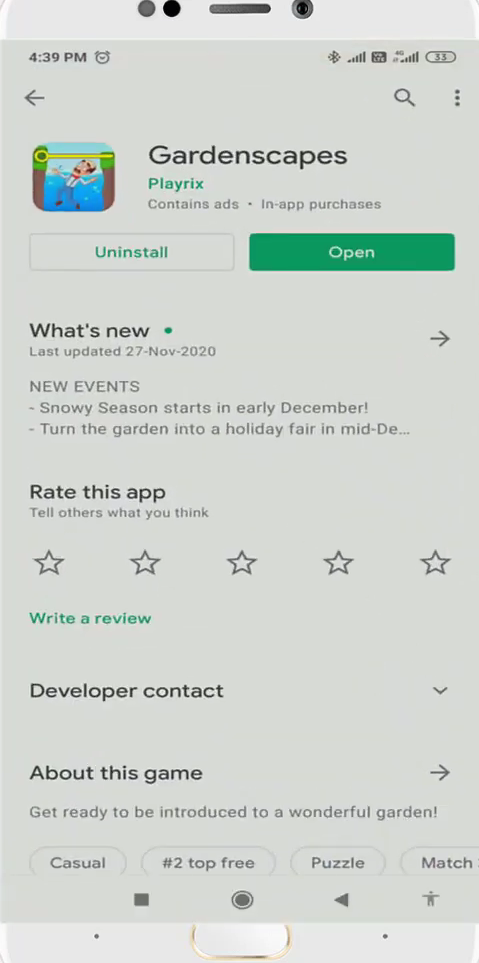 Finally open up the Google Play Store & update the app if required. 