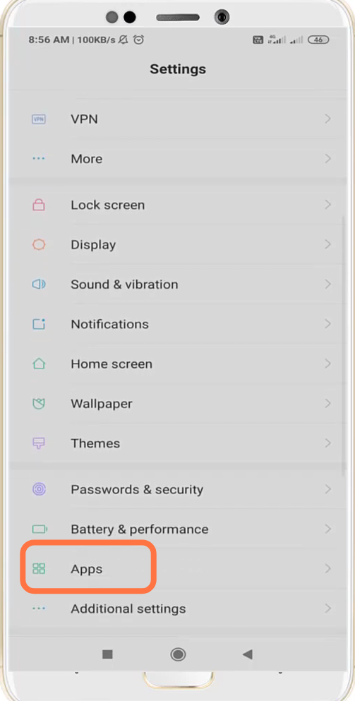 And then enter into the App Settings. 