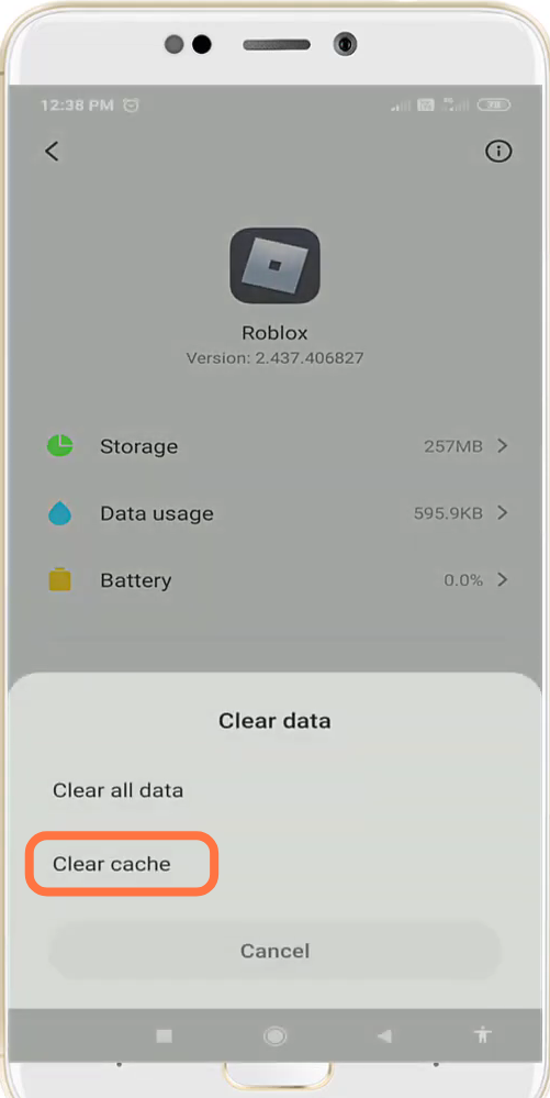 And select the "clear cache" option. 