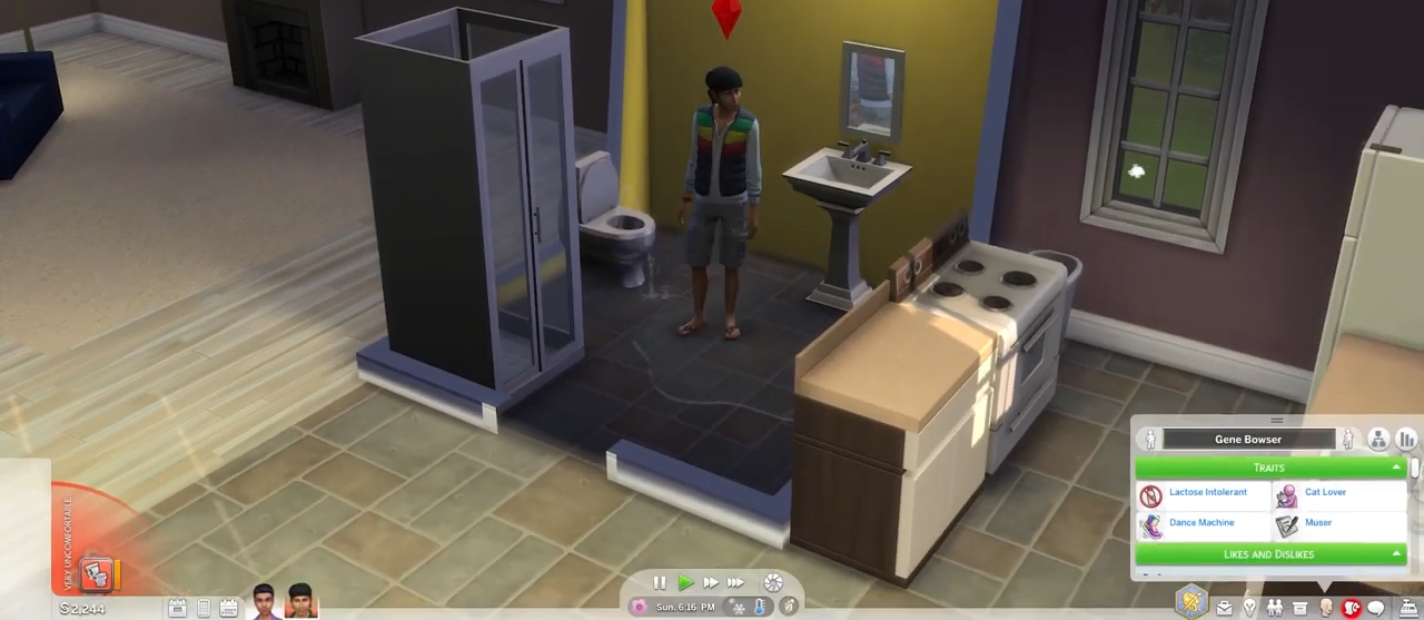 You will see your sim get back to life.