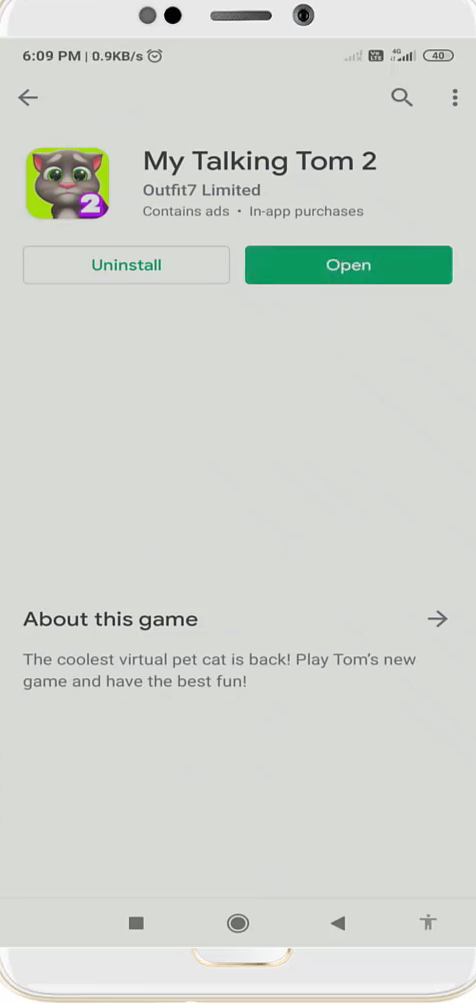 After that, open the game on Google play store and update the app if required.