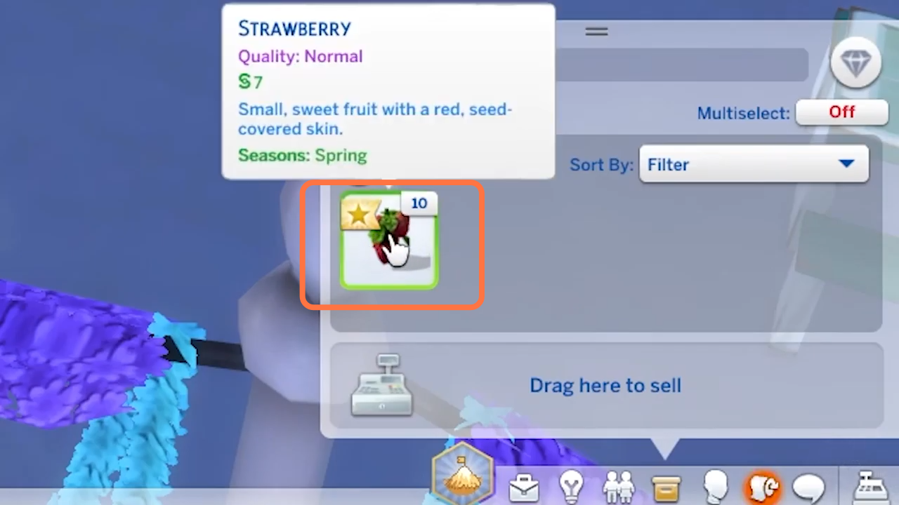 You will find your bought items in the inventory. 