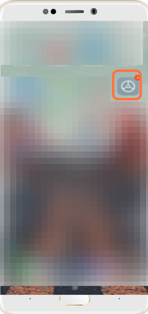 The first thing you will need to do is go to the settings of your mobile phone. 