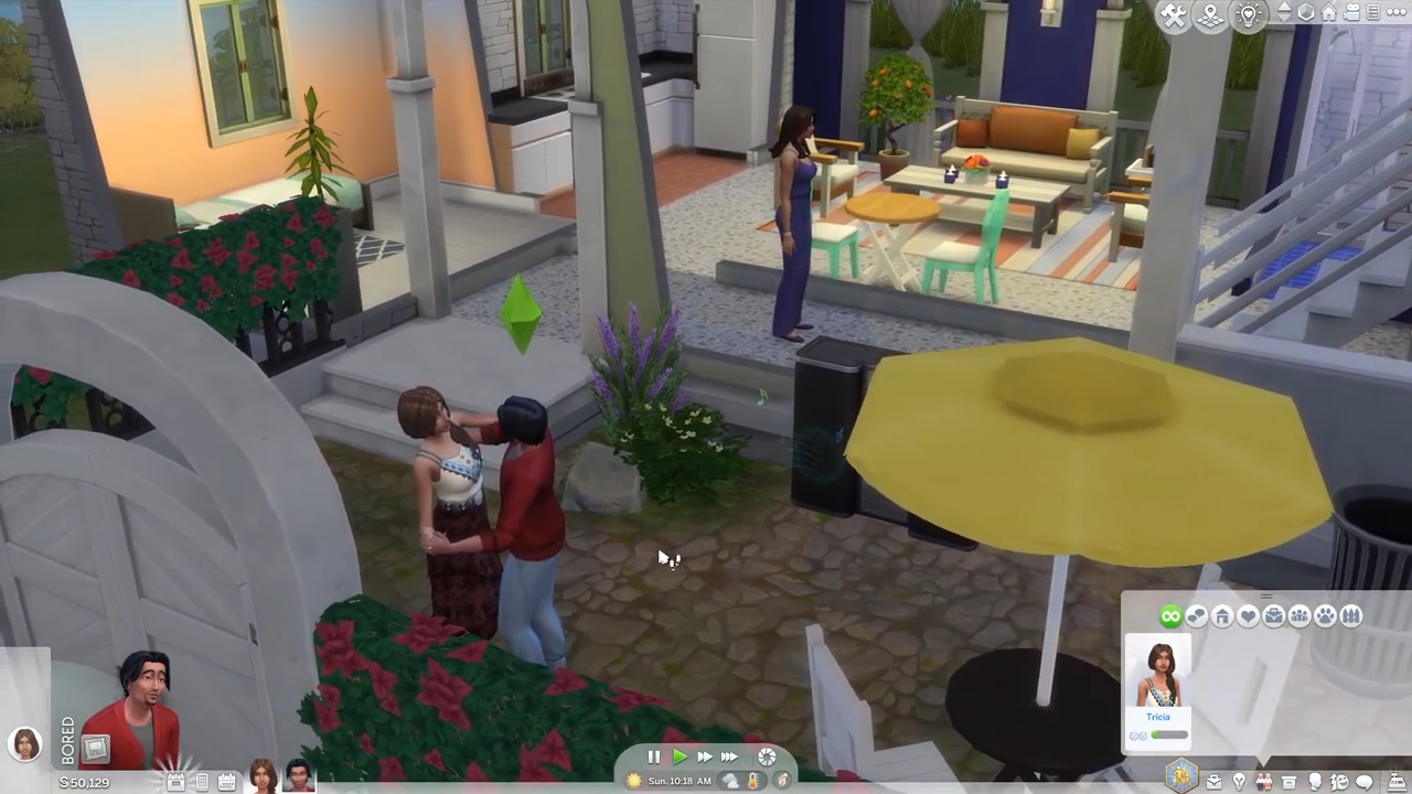 Sims will start dancing and can do some interactions but they might refuse if they aren't engaged or good friends. 