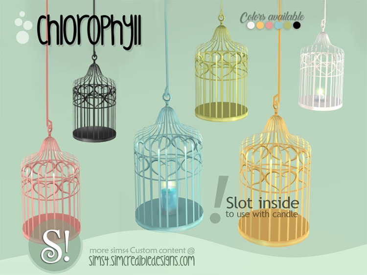 Chlorophyll Hanging Cage / TS4 CC