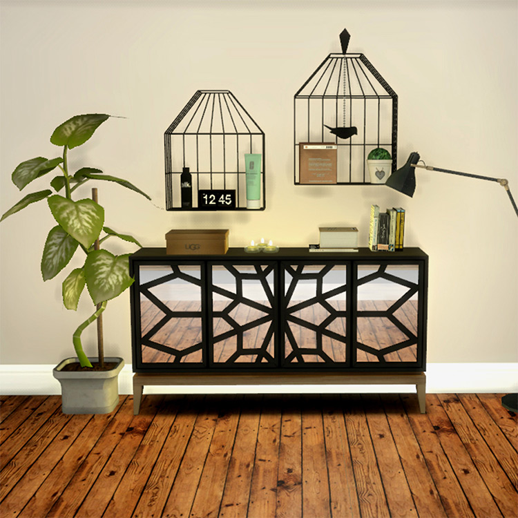 Bird Cage Shelves / Sims 4 CC
