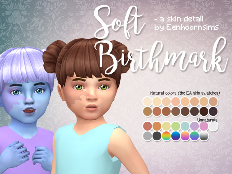 Soft Birthmarks Set for The Sims 4