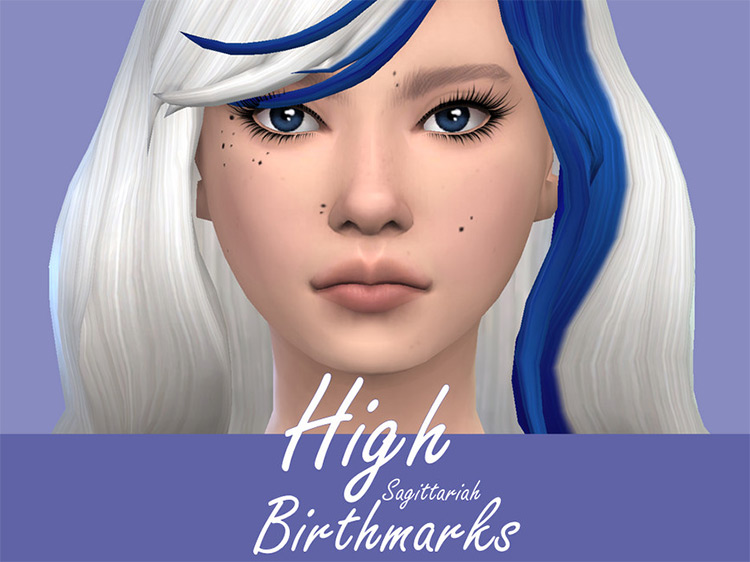 High Birthmarks Set for The Sims 4