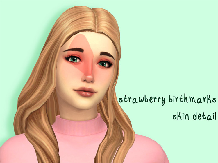 Strawberry Birthmark Skin Detail / Sims 4 CC