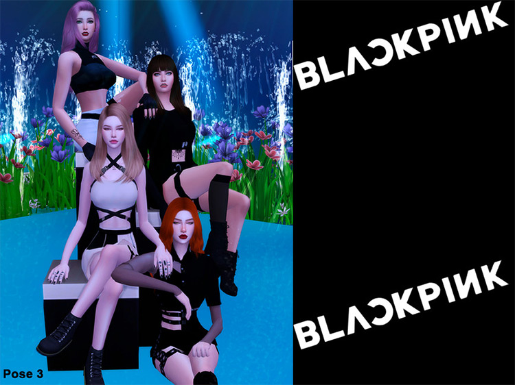 Blackpink Pose Pack / TS4 CC