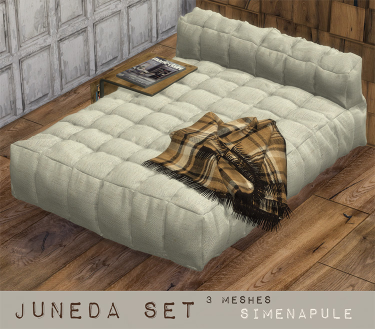 Juneda Set - Blankets & Comforters TS4 CC