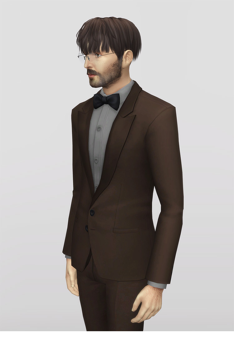 Bow-Tie For Men by rustysims for The Sims 4