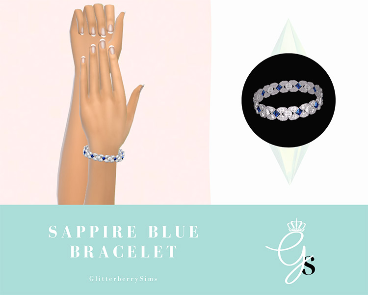 Sapphire Blue Bracelet / TS4 CC