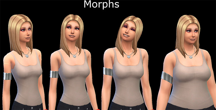 Metal Arm Cuff CC for The Sims 4