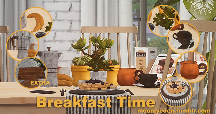 Breakfast Time / Sims 4 CC