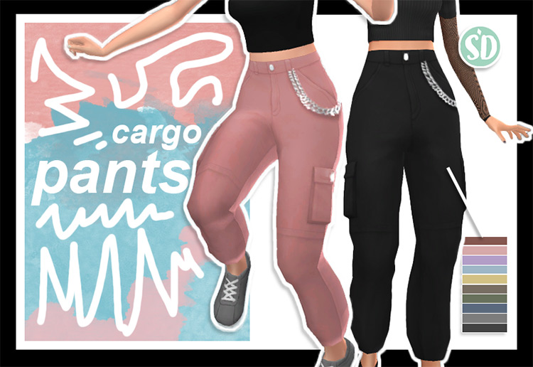 Sondescent Cargo Pants / Sims 4 CC