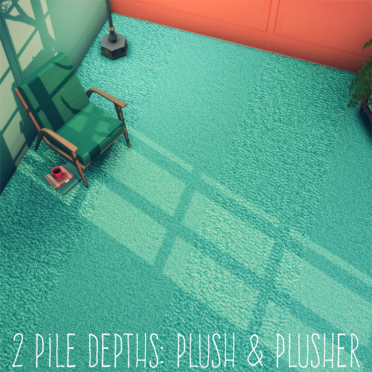 Plush & Plusher Carpeting / Sims 4 CC