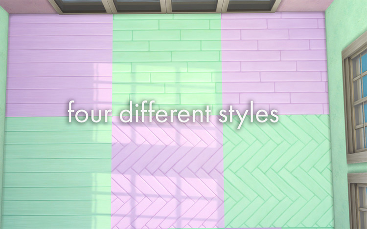 Pastel Wood Floors for The Sims 4