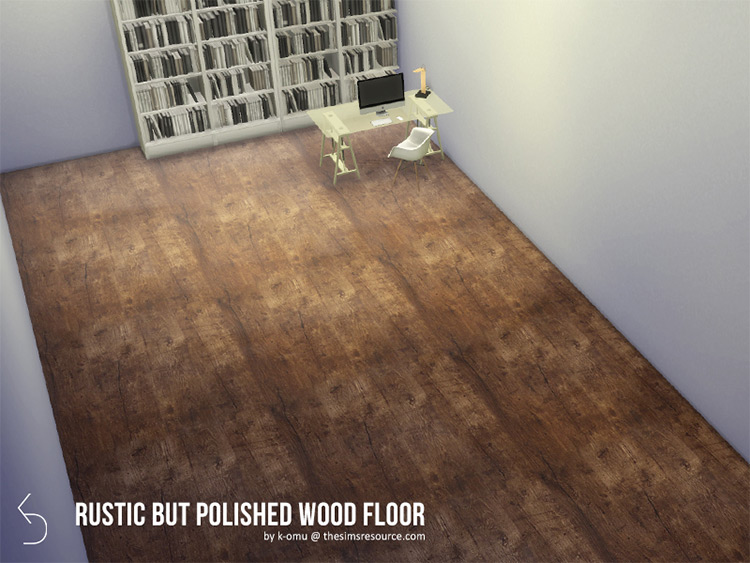 Rustic Wood Flooring CC for The Sims 4