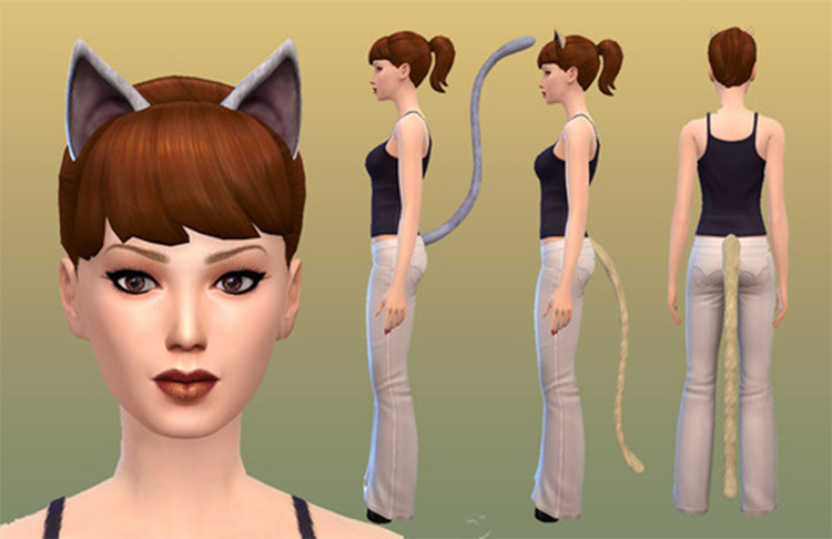 Unisex cat ears CC - TS4