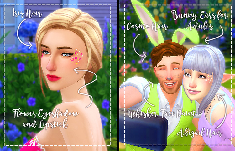 Bunny Ears CC for The Sims 4
