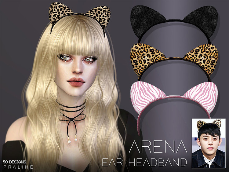Arena Ear Headband CC for The Sims 4