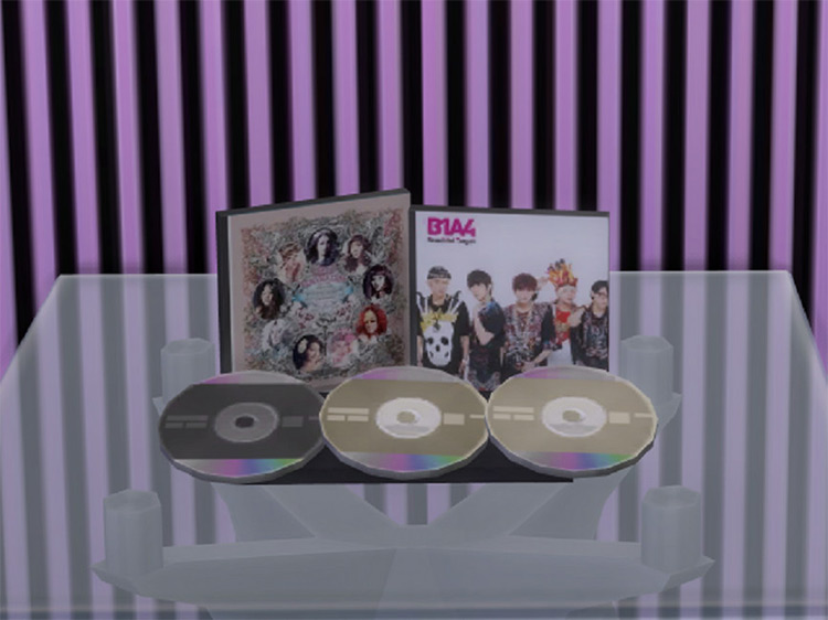 It’s A K-Pop Thing CDs / Sims 4 CC