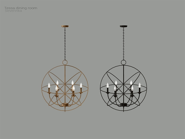 Tessa Dining Ceiling Lamp for TS4