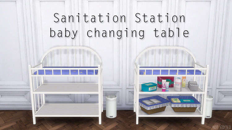 Sanitation Station Baby Changing Table Sims 4 CC