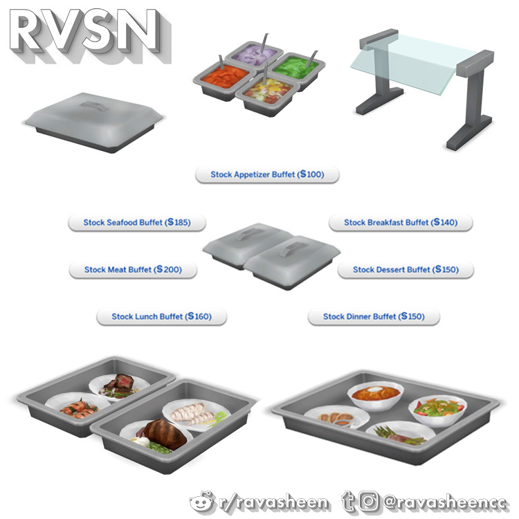Shop Chef Buffet for The Sims 4