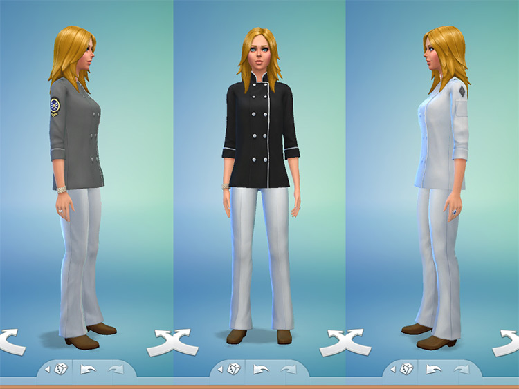 Chef Outfit Attire / Sims 4 CC