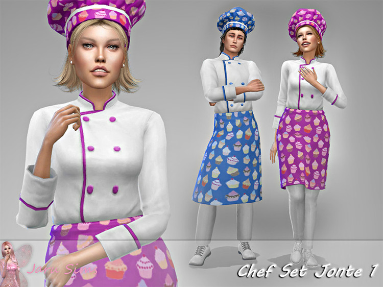 Chef CC Set For The Sims 4