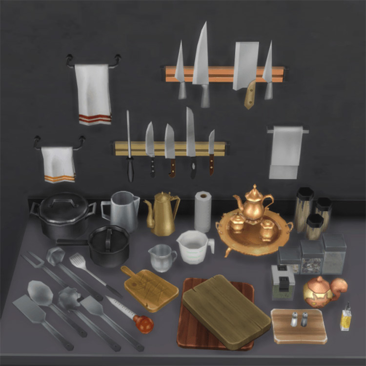Kitchen Clutter Set for The Sims 4