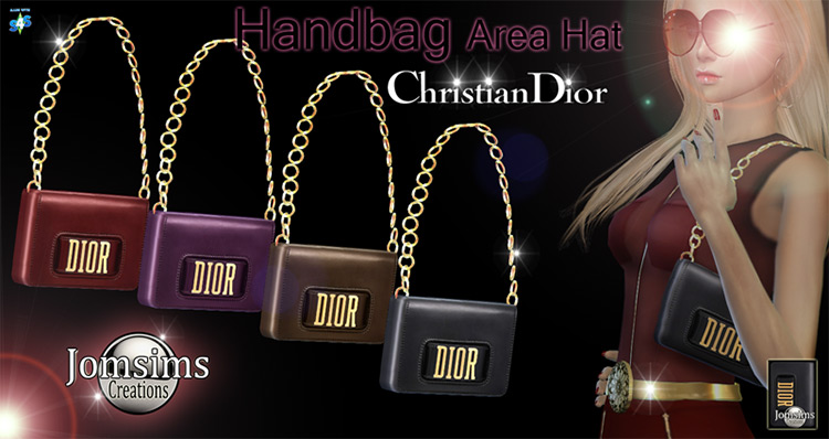 Handbag Christian Dior CC for The Sims 4