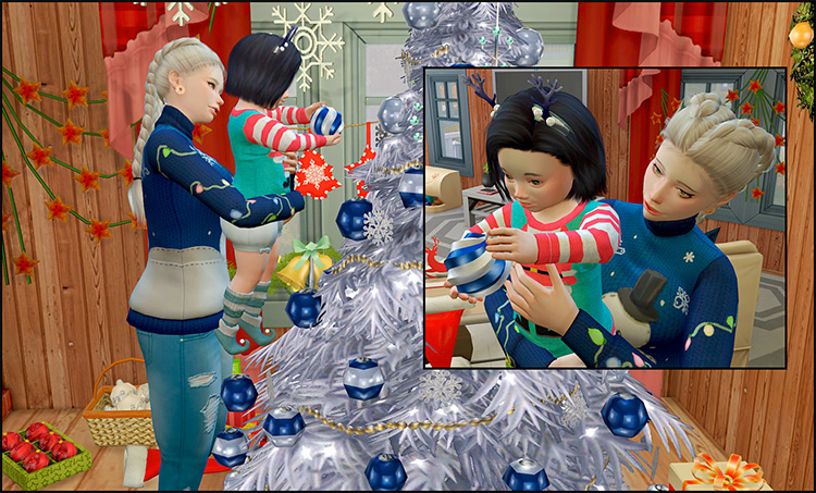 My First Christmas Pose Pack / Sims 4 CC