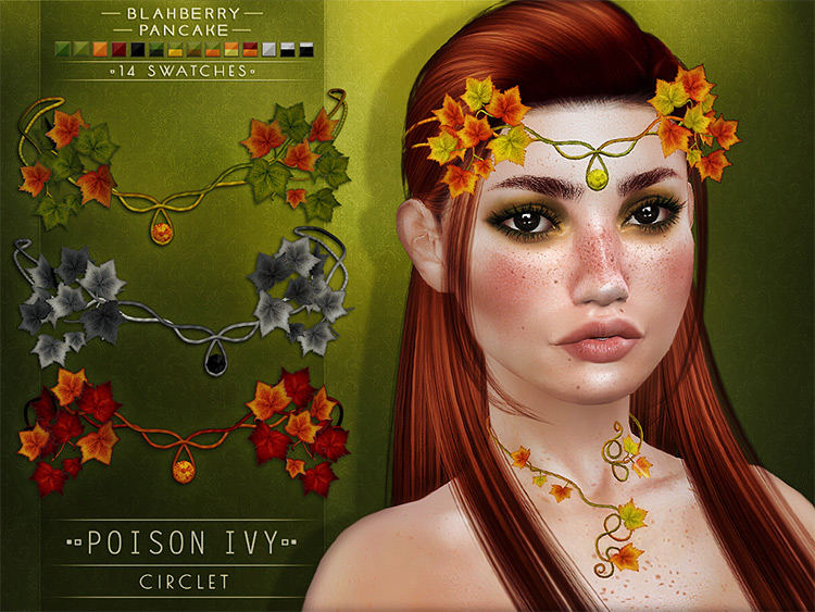 Poison Ivy Circlet / Sims 4 CC