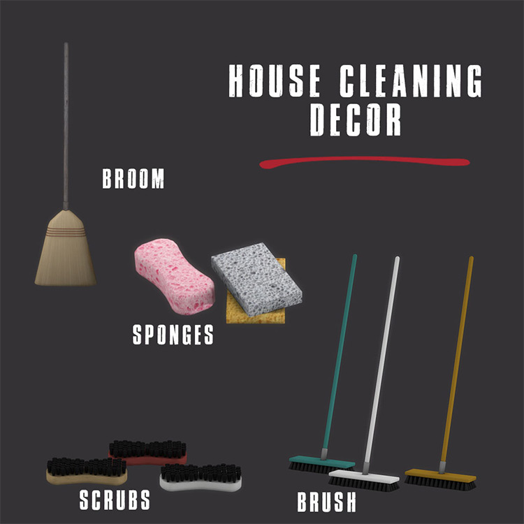 House Cleaning CC Sims 4 CC
