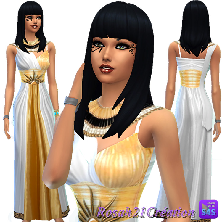 Clea 'Cleopatra' Dress / Sims 4 CC